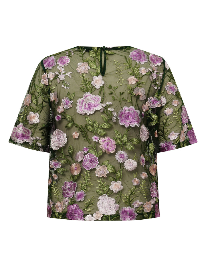 A-View - Fuschia Blouse AV4881 - 858 - Dark Green