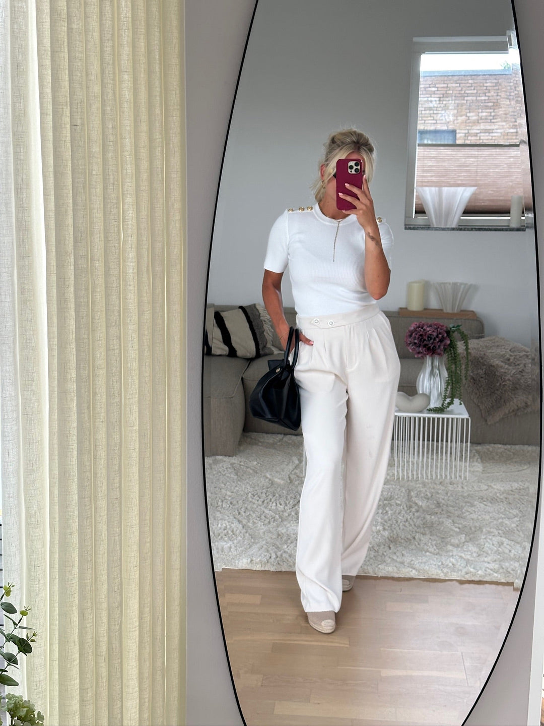 Valentin Studio - Josie Pants - Ivory