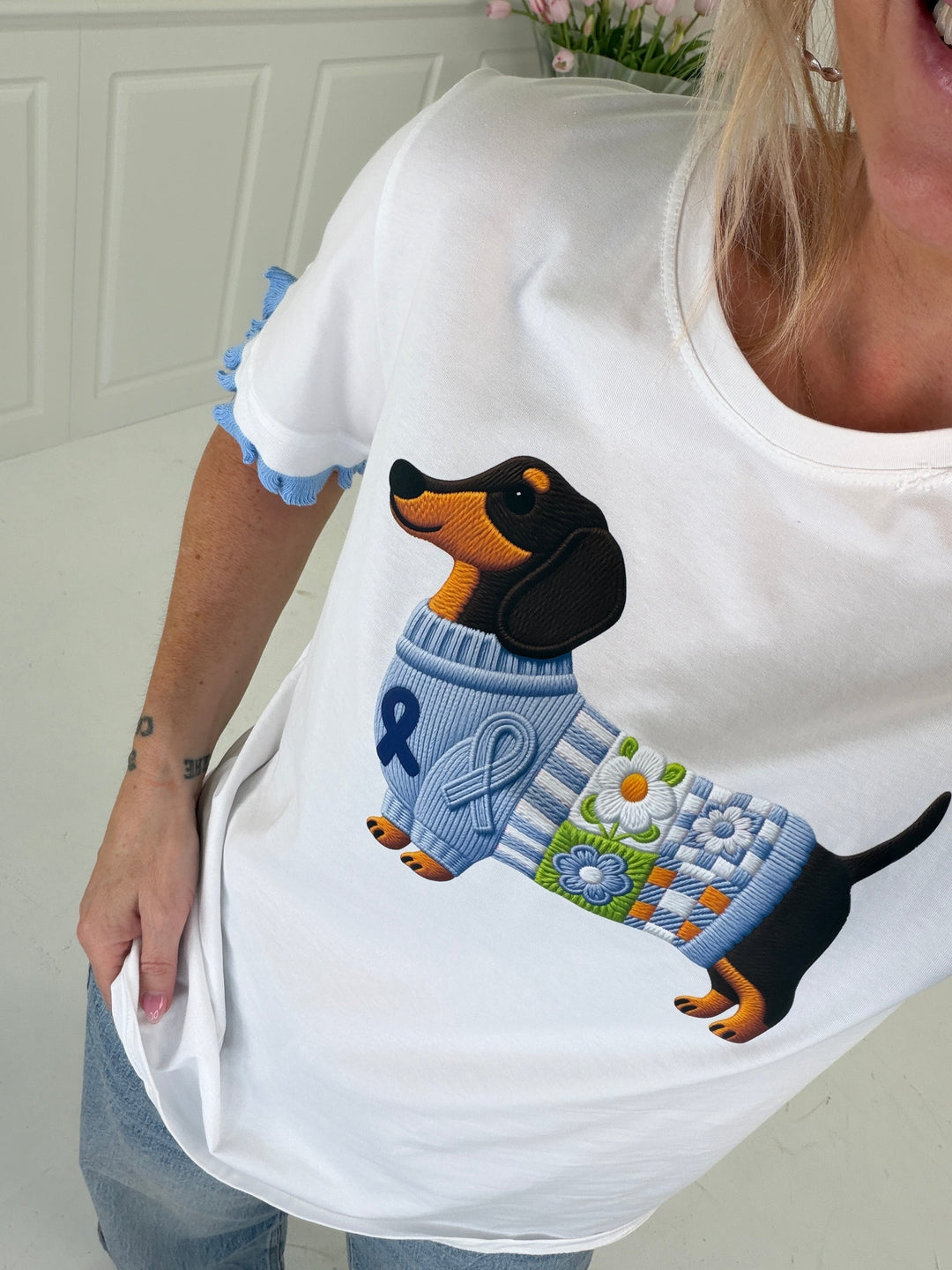A-bee -  T-shirt - Blue