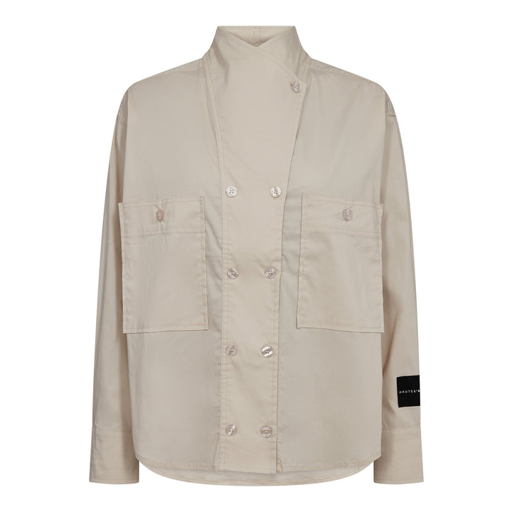 Haute L'Amitié - High Collar Shirt HL10840 - Vanilla
