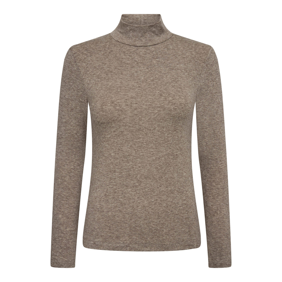 Haute L'Amitié - Lux Turtle Ls Tee HL10851 - Walnut Melange