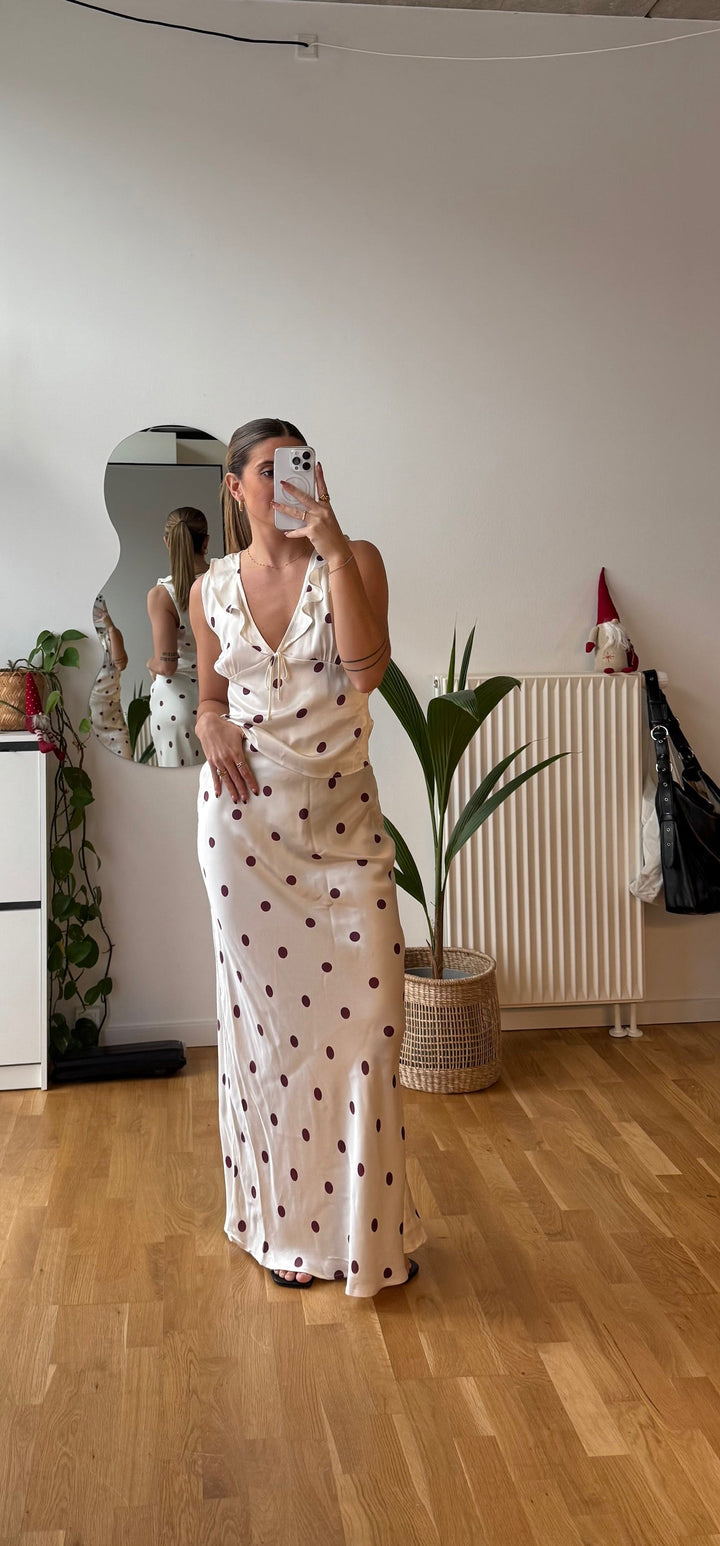 Modström - Vanjamd Print Top 58990 - 13634 - Wineberry Dot