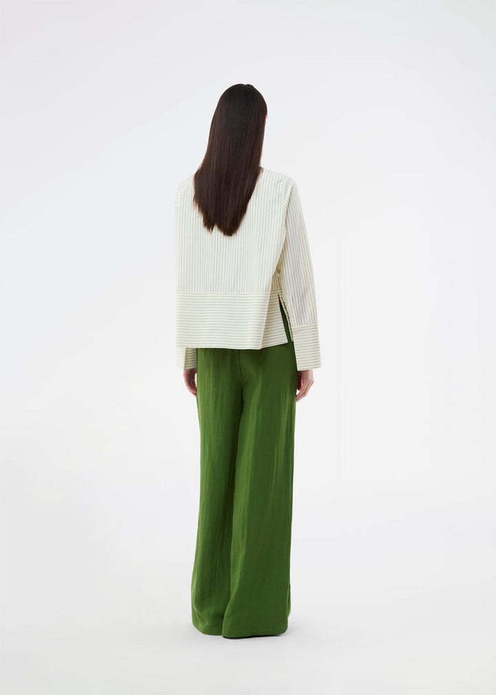 ModströM - Brodiemd Shirt 59255 - 12062 - Lime Pinstripe