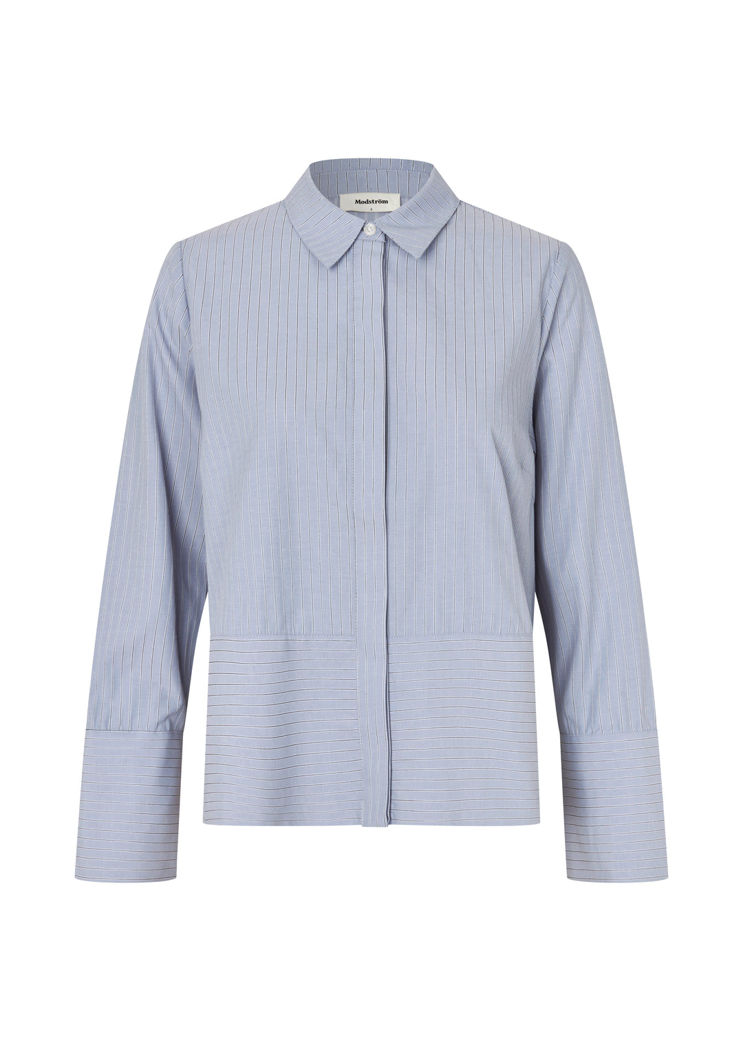 ModströM - Brodiemd Shirt 59255 - 12061 - Zen Blue Pinstripe