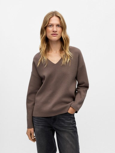 Object - Objreynard V-Neck Pullover - 4649720 Morel