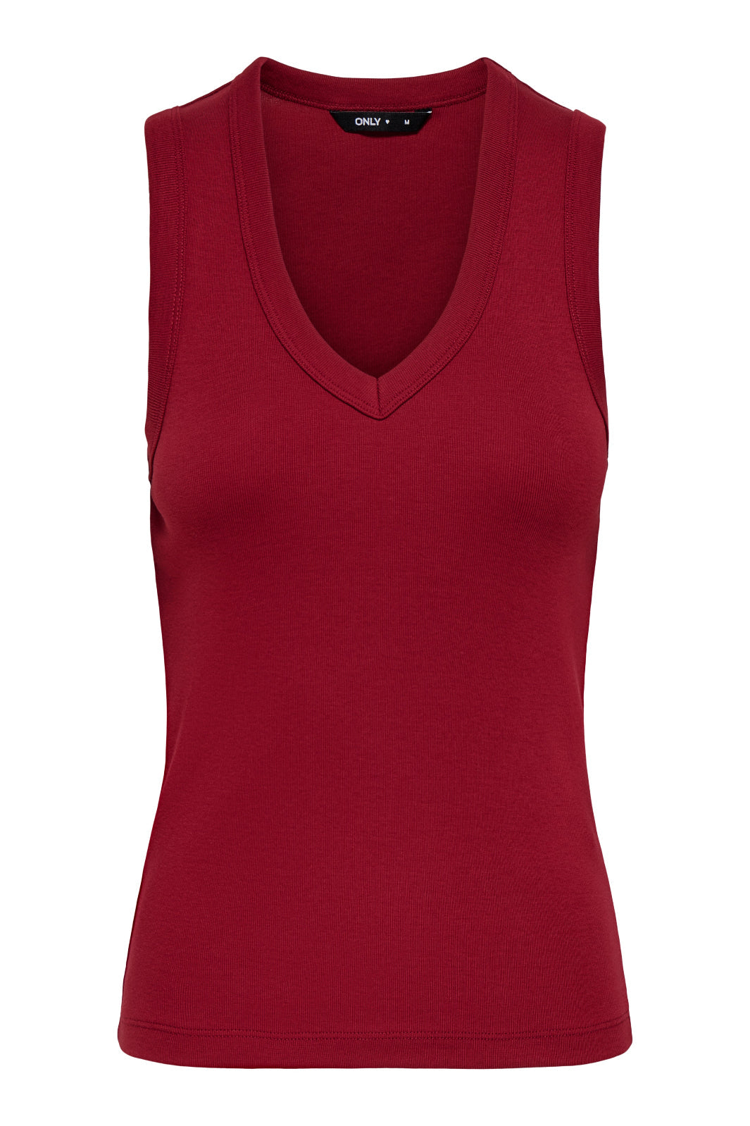 Only - Onlrina V-Neck Tank Top S/L - 5255758 Winery