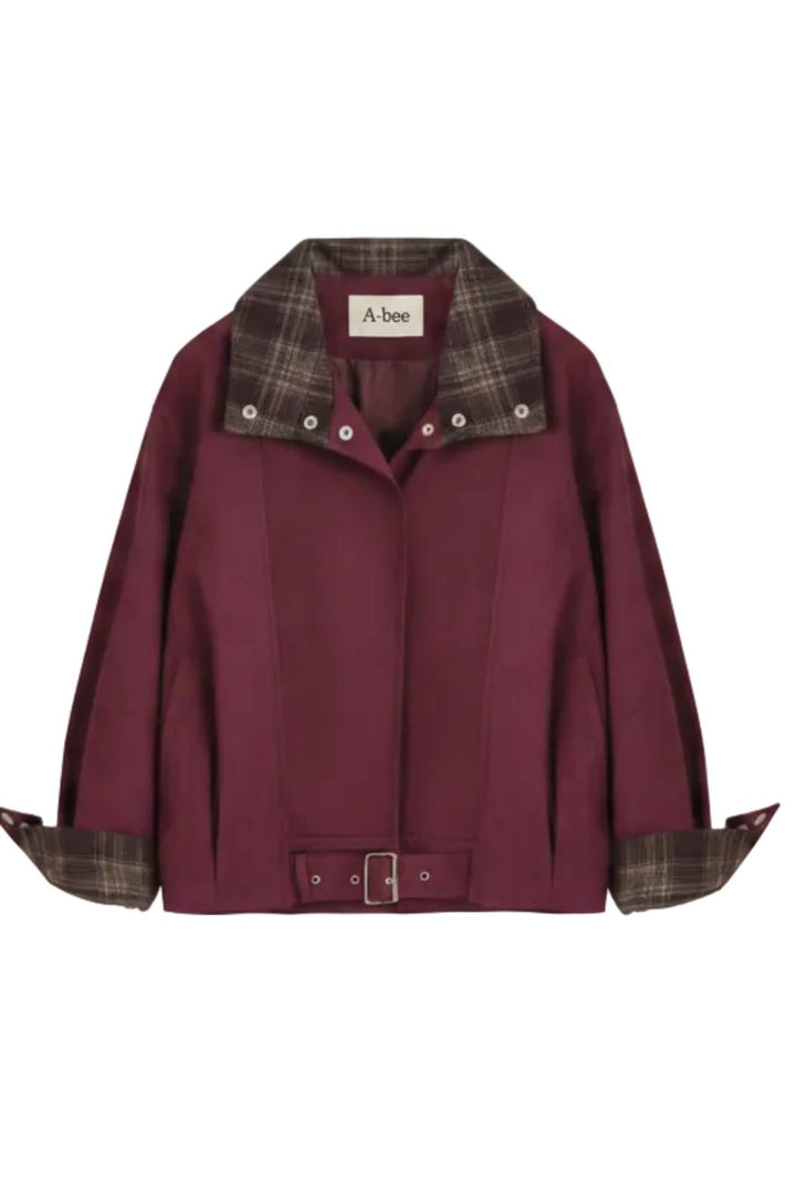 A-Bee - Zuleika Jacket - Burgundy