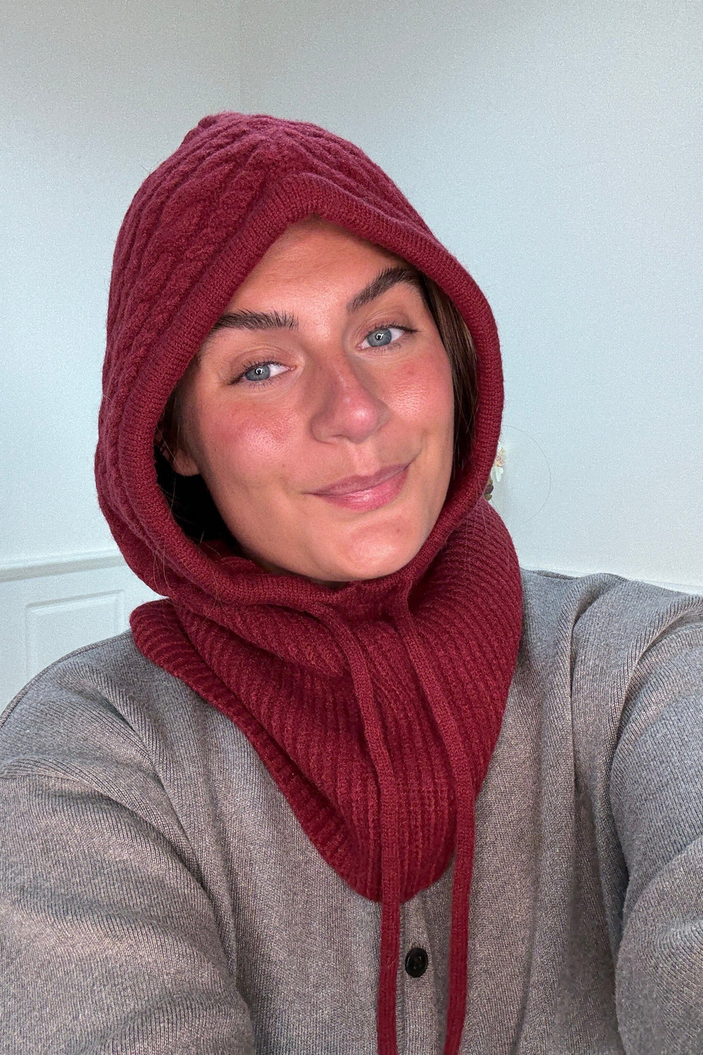 A-bee - Amanda Balaclava - Dark Red Elefanthuer 