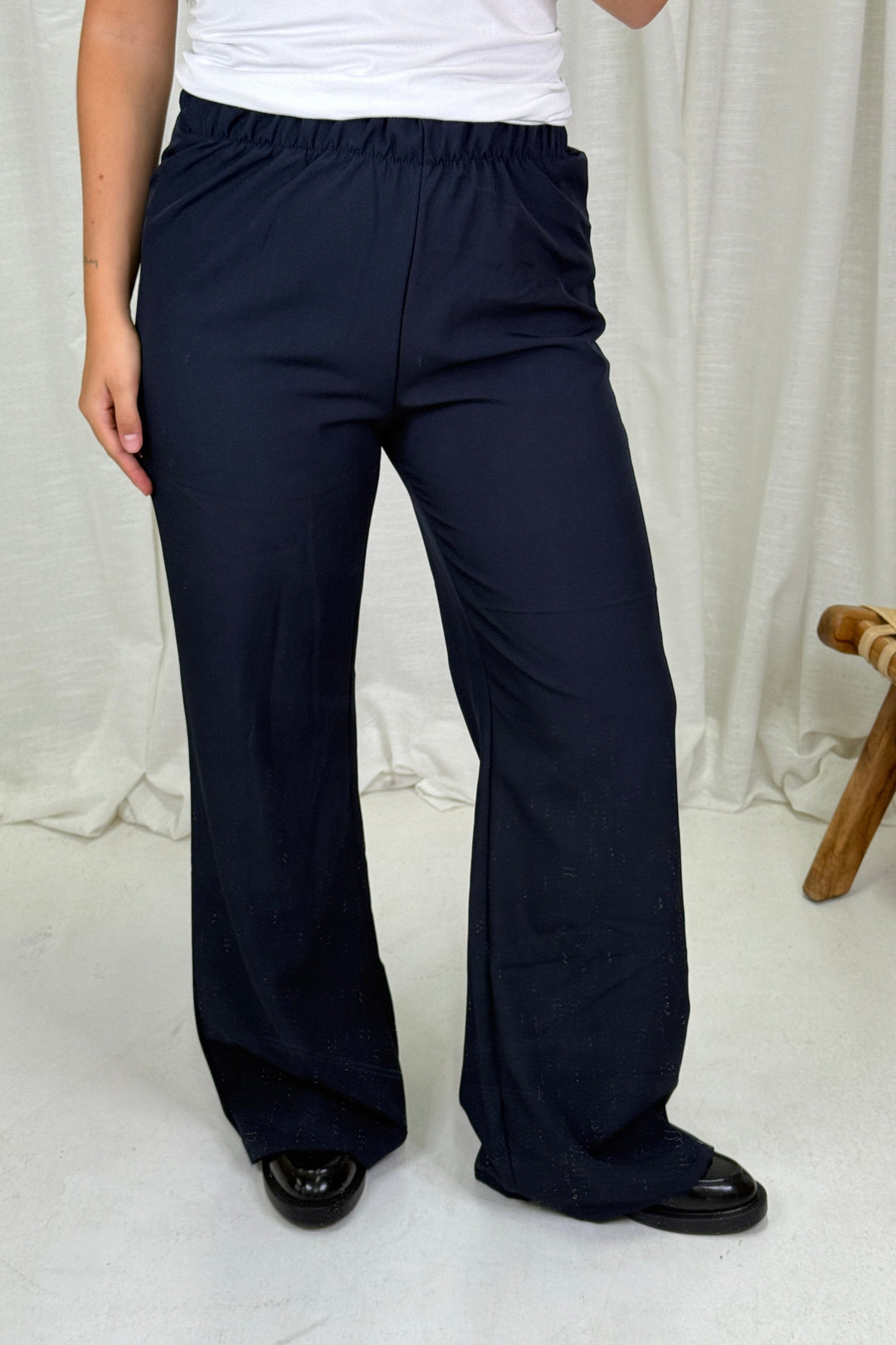 A-bee - Clarice Pants - Navy Bukser 