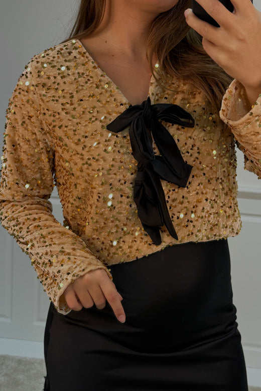 A-bee - Eddablouse - Gold Bluser 