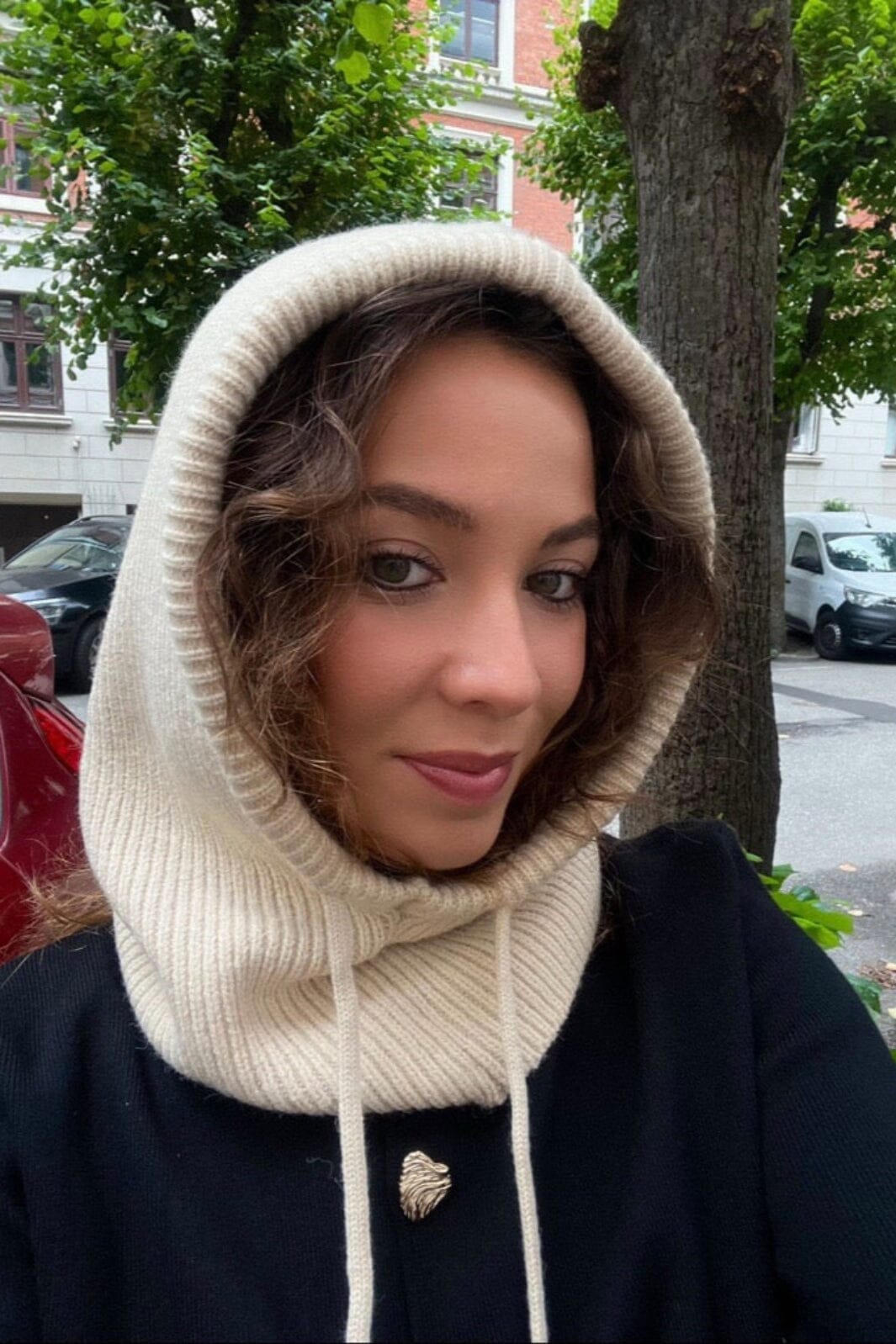 A-bee - Helena Balaclava - Beige Elefanthuer 