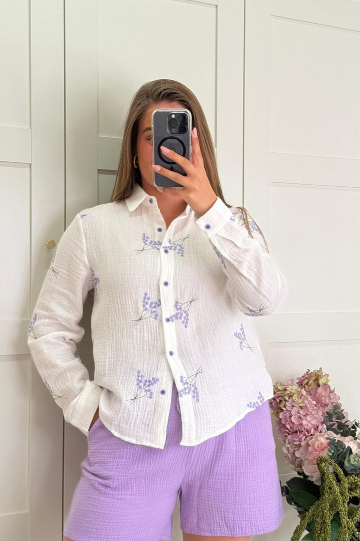 A-bee - Isla Skjorte - White Skjorter 