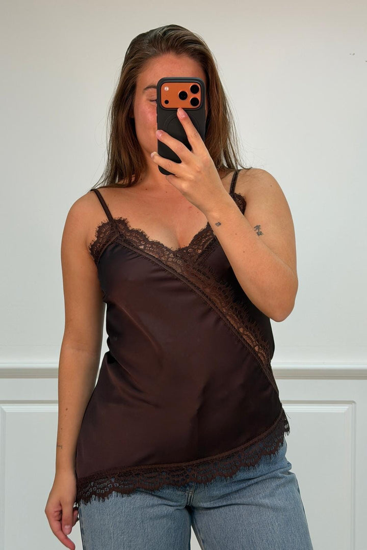 A-bee - Ivanka Top - Chocolate Toppe 