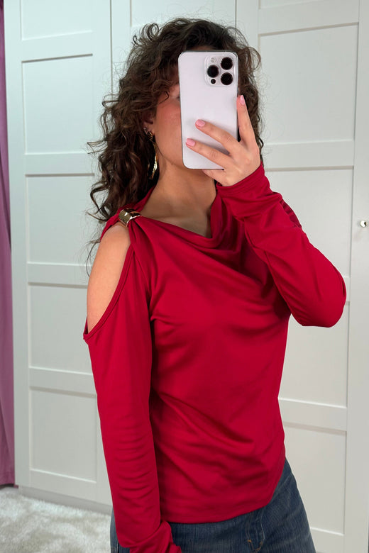 A-bee - Melinda - Burgundy Bluser 