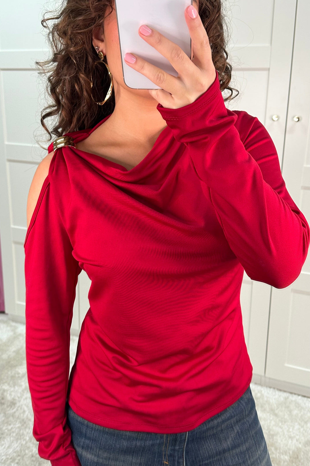 A-bee - Melinda - Burgundy Bluser 