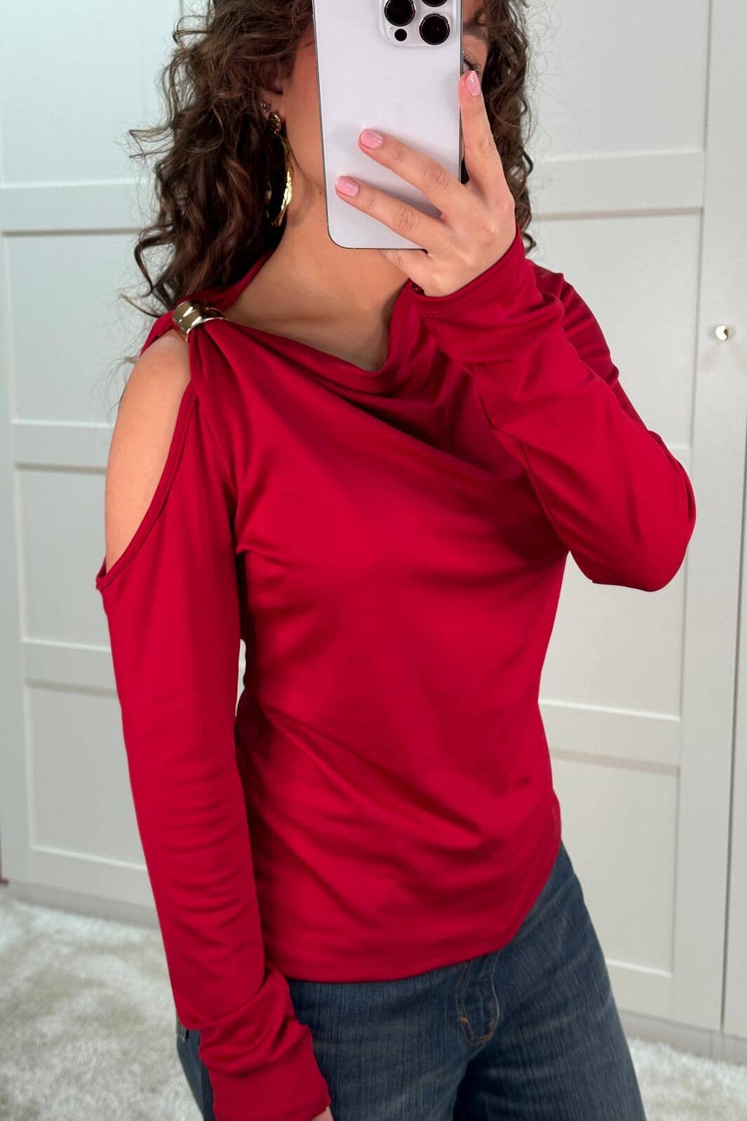 A-bee - Melinda - Burgundy Bluser 