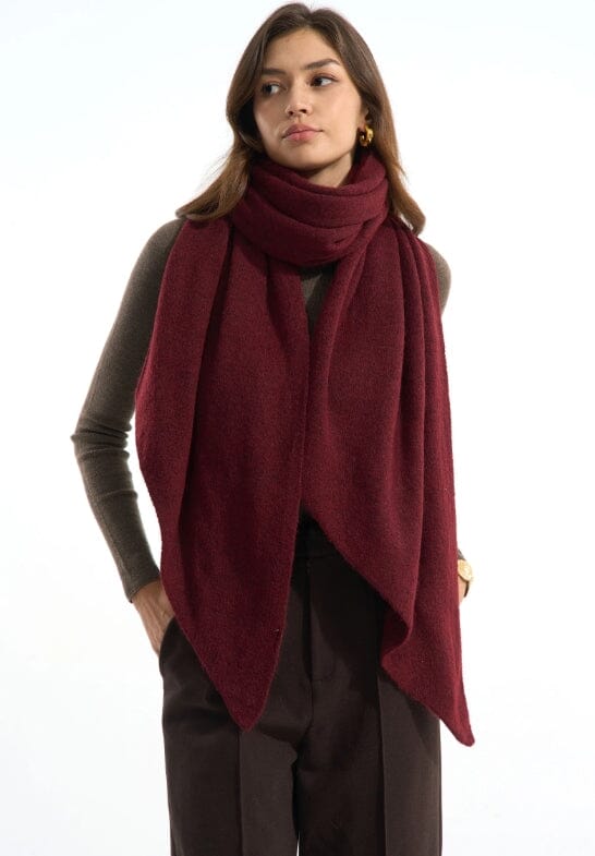 A-bee - Nadia - Burgundy Halstørklæder 