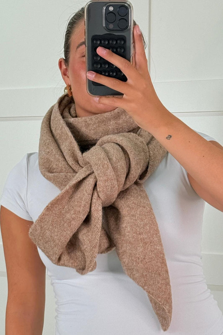 A-bee - Nadia - Camel Halstørklæder 