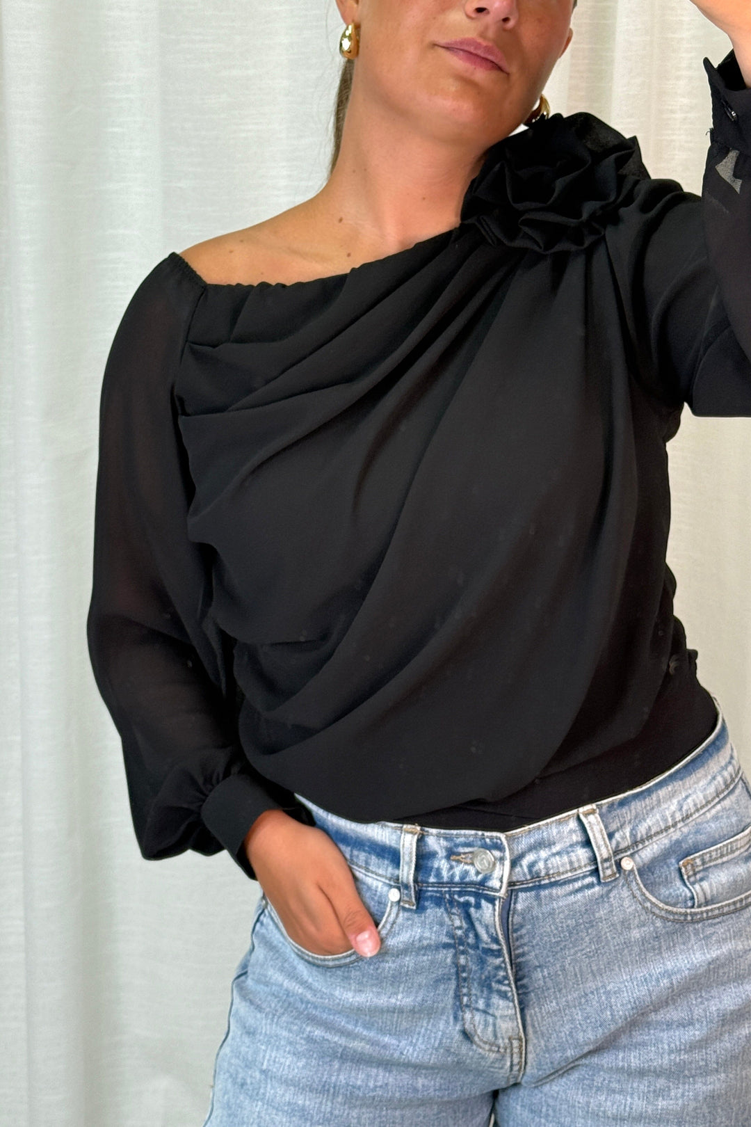 A-bee - Naomi Bodystocking - Black Bodystockings 