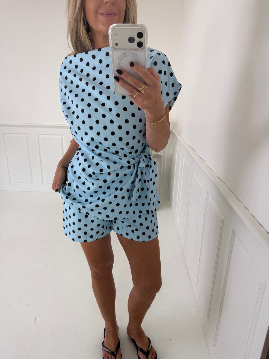 A-Bee - Rahel 8751-1 Shorts - Sky Blue Shorts 