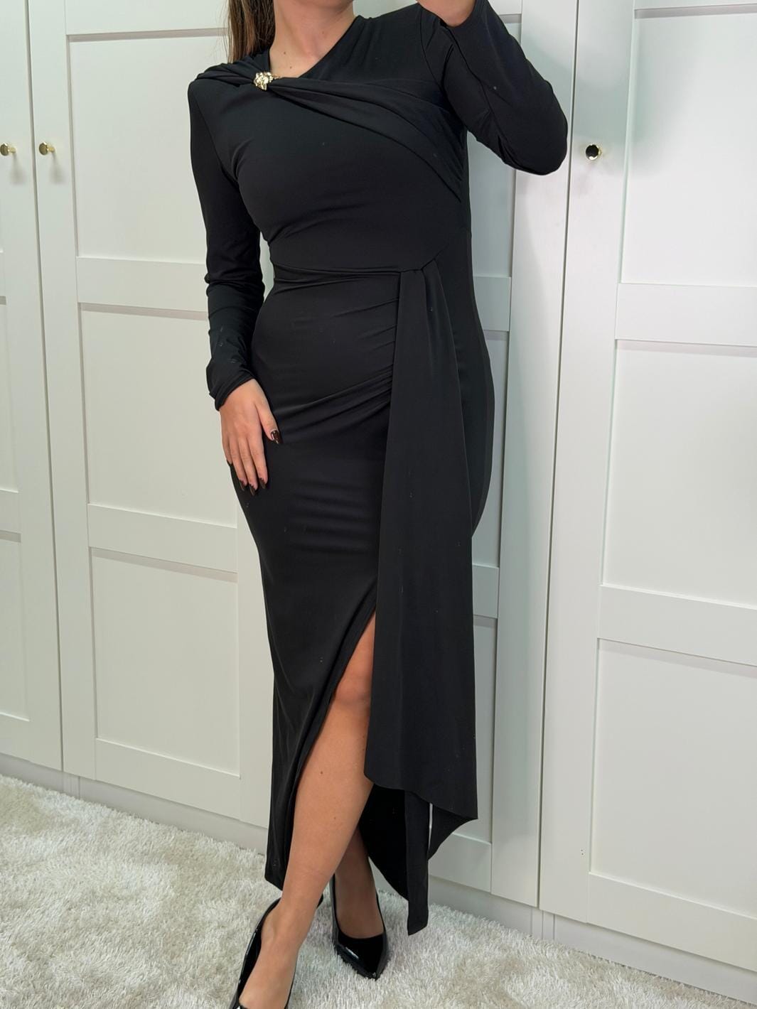 A-bee - Raisa dress - Black Kjoler 