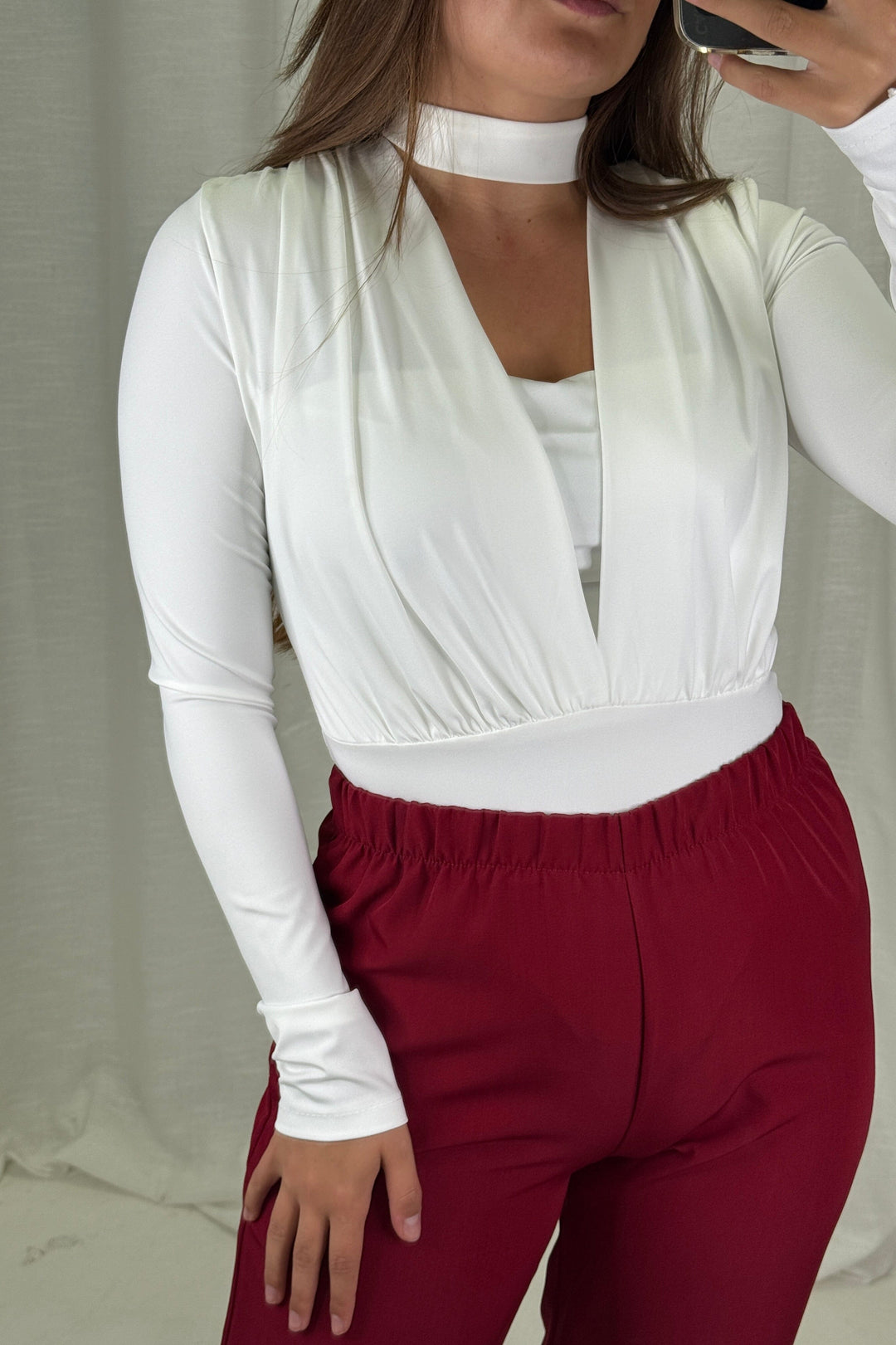 A-bee - Rakel Bodystocking - White Bodystockings 