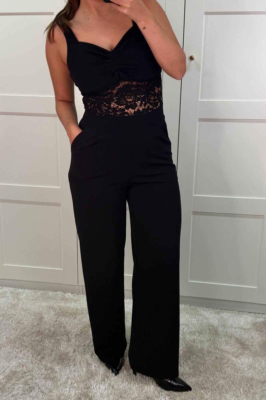A-bee - Rivella Jumpsuit - Black Buksedragter 