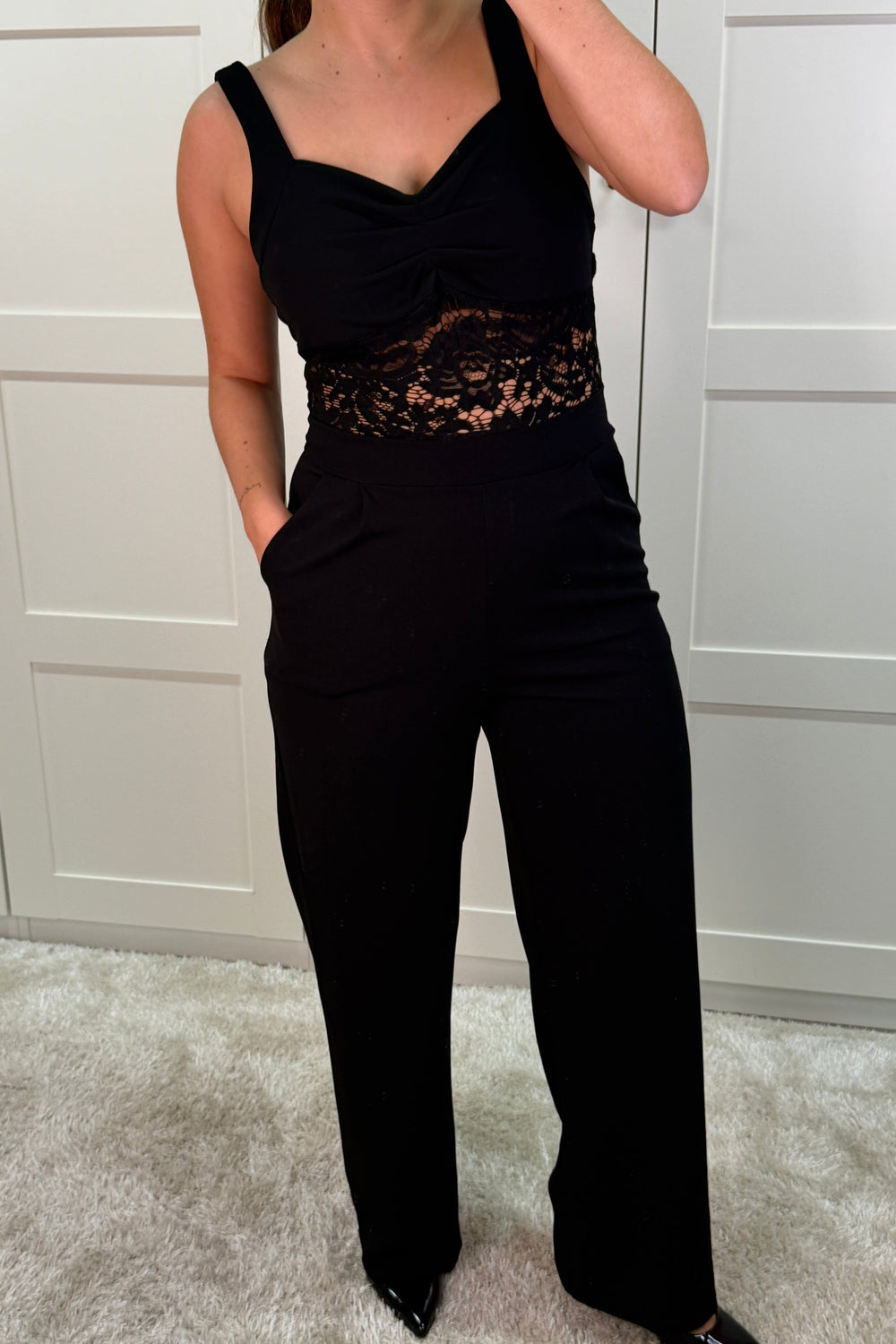 A-bee - Rivella Jumpsuit - Black Buksedragter 