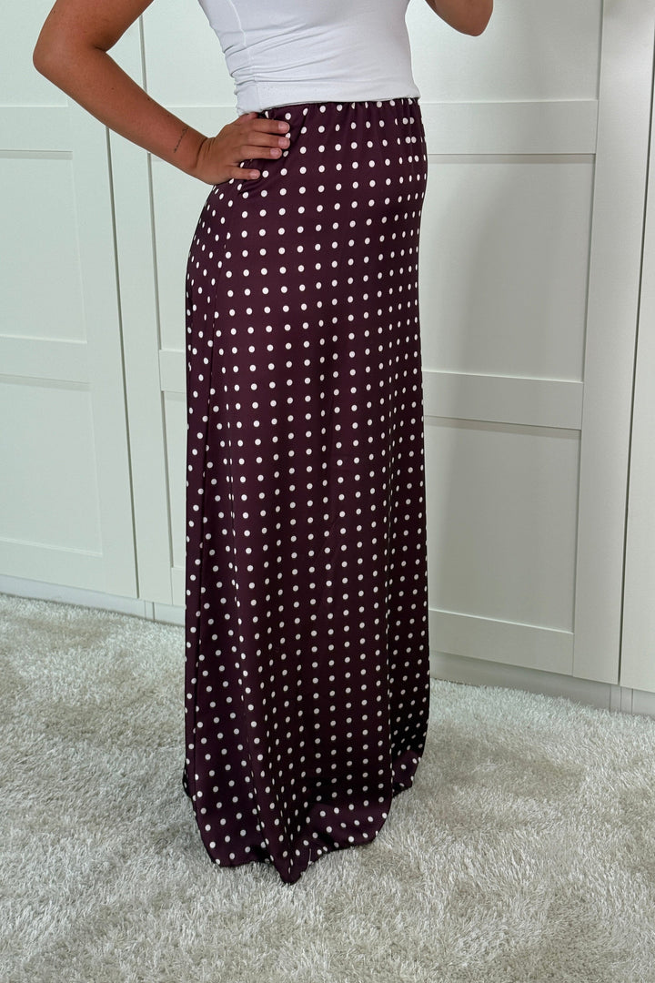 A-bee - Sabrina Skirt - Plum Nederdele 