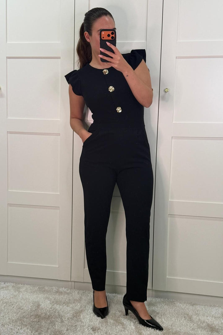 A-bee - Sina Jumpsuit - Black Buksedragter 