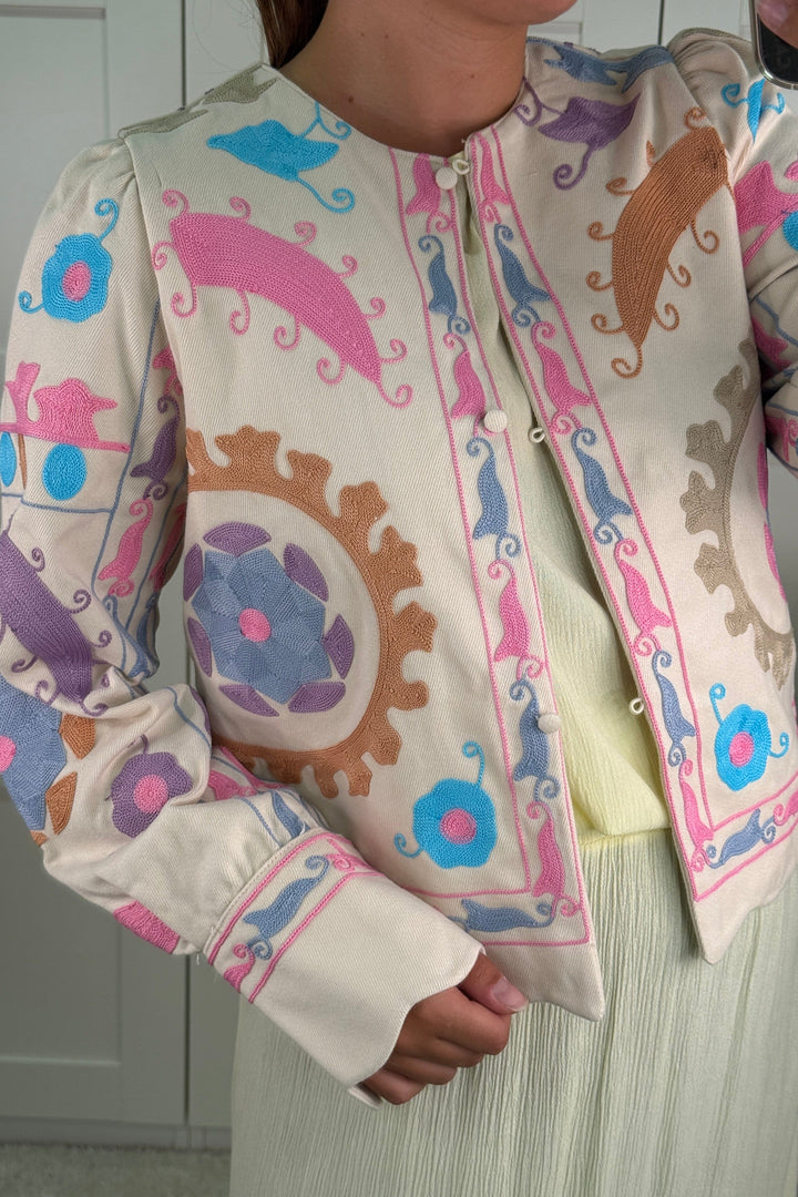 A-bee - Tatiana Flower Jacket - Floral Jakker 