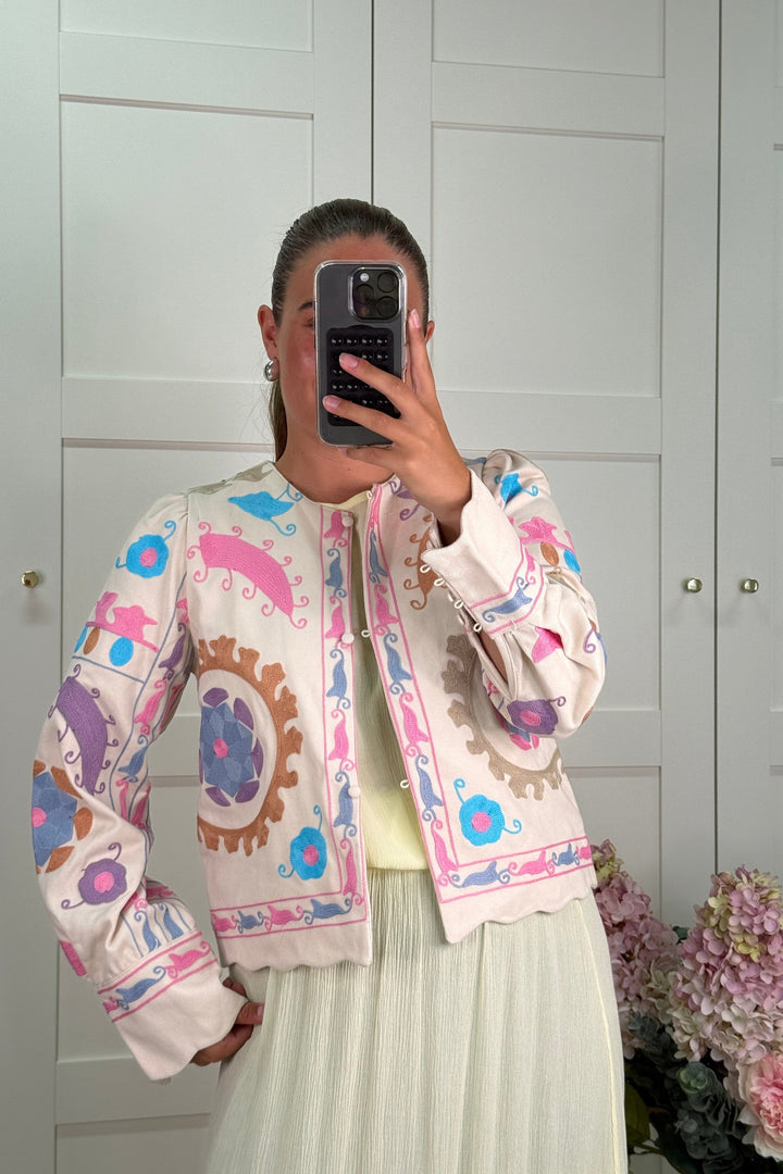 A-bee - Tatiana Flower Jacket - Floral Jakker 