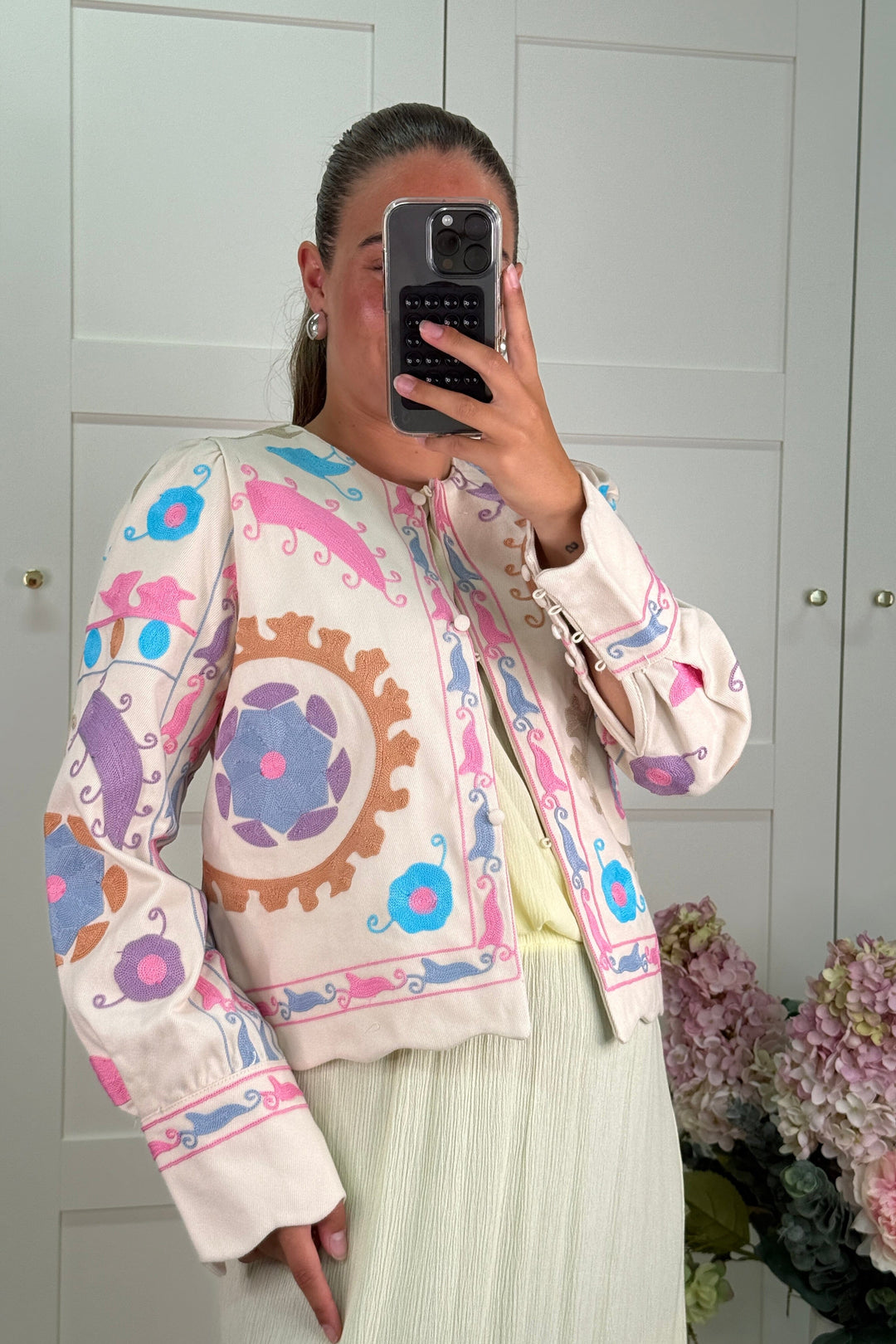 A-bee - Tatiana Flower Jacket - Floral Jakker 