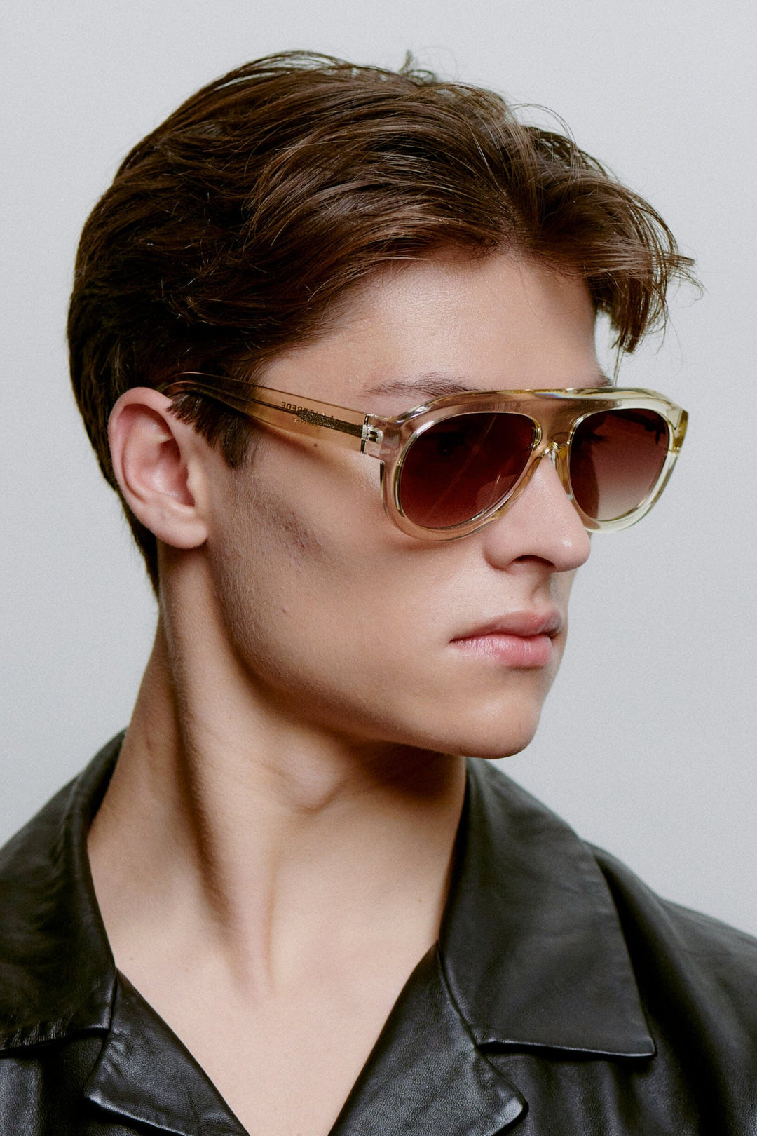 A. Kjærbede - Rio KL2601 - Ecru Transparent Solbriller 