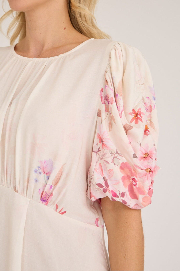 A-View - Botanic Dress AV8141 - 016 - Cream