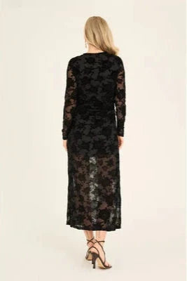A-View - Claudine Dress AV7001 - 999 - Black Kjoler 