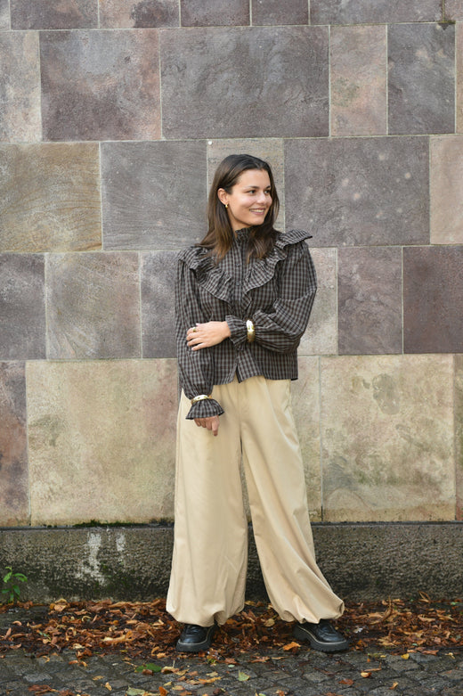 A-View - Darcy Shirt AV8188 - 156 - Brown/Sand Skjorter 