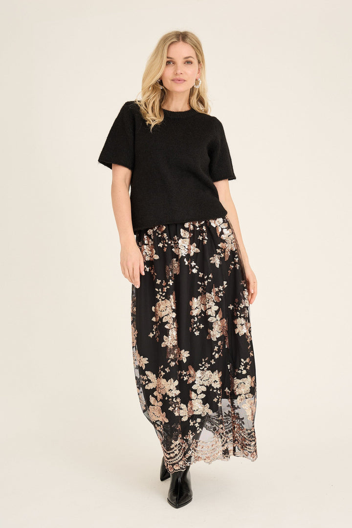 A-View - Estelle Skirt AV6094 - 307 - Rose Gold Nederdele 