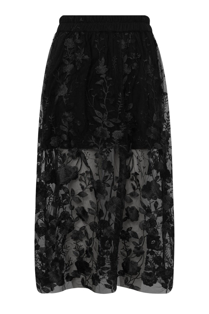A-View - Fuschia Skirt AV4624 - 999 - Black Nederdele 