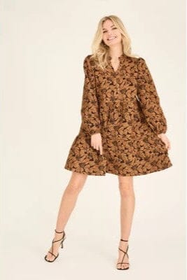 A-View - Ida Dress AV4847 - 117 - Brown Kjoler 