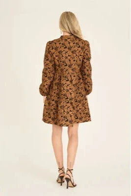 A-View - Ida Dress AV4847 - 117 - Brown Kjoler 
