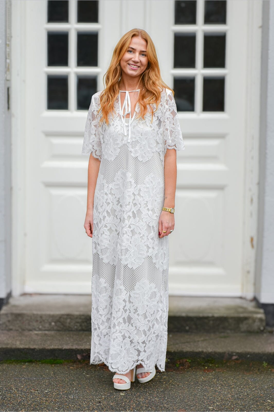 A-View - Lace Dress AV8332 - 000 - White