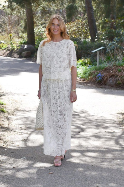 A-View - Lacia Blouse AV7042 - 005 - Off White Bluser 