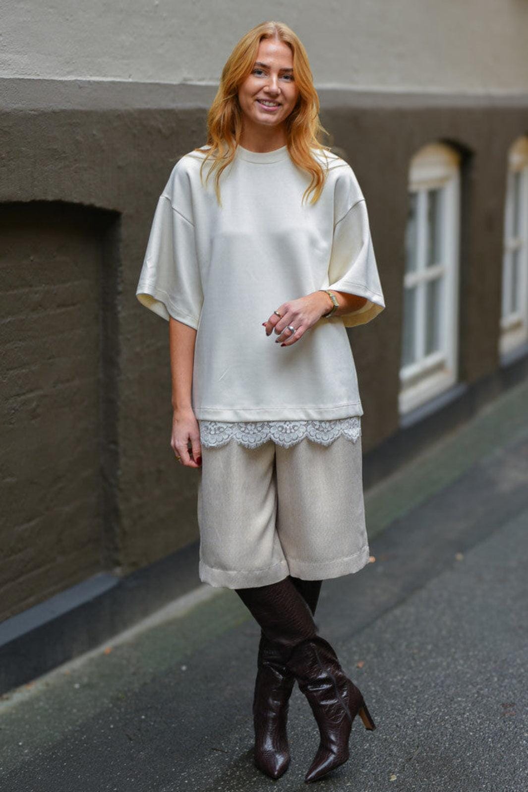 A-View - Silja Tee AV4578-1 - 005 - Off White T-shirts 