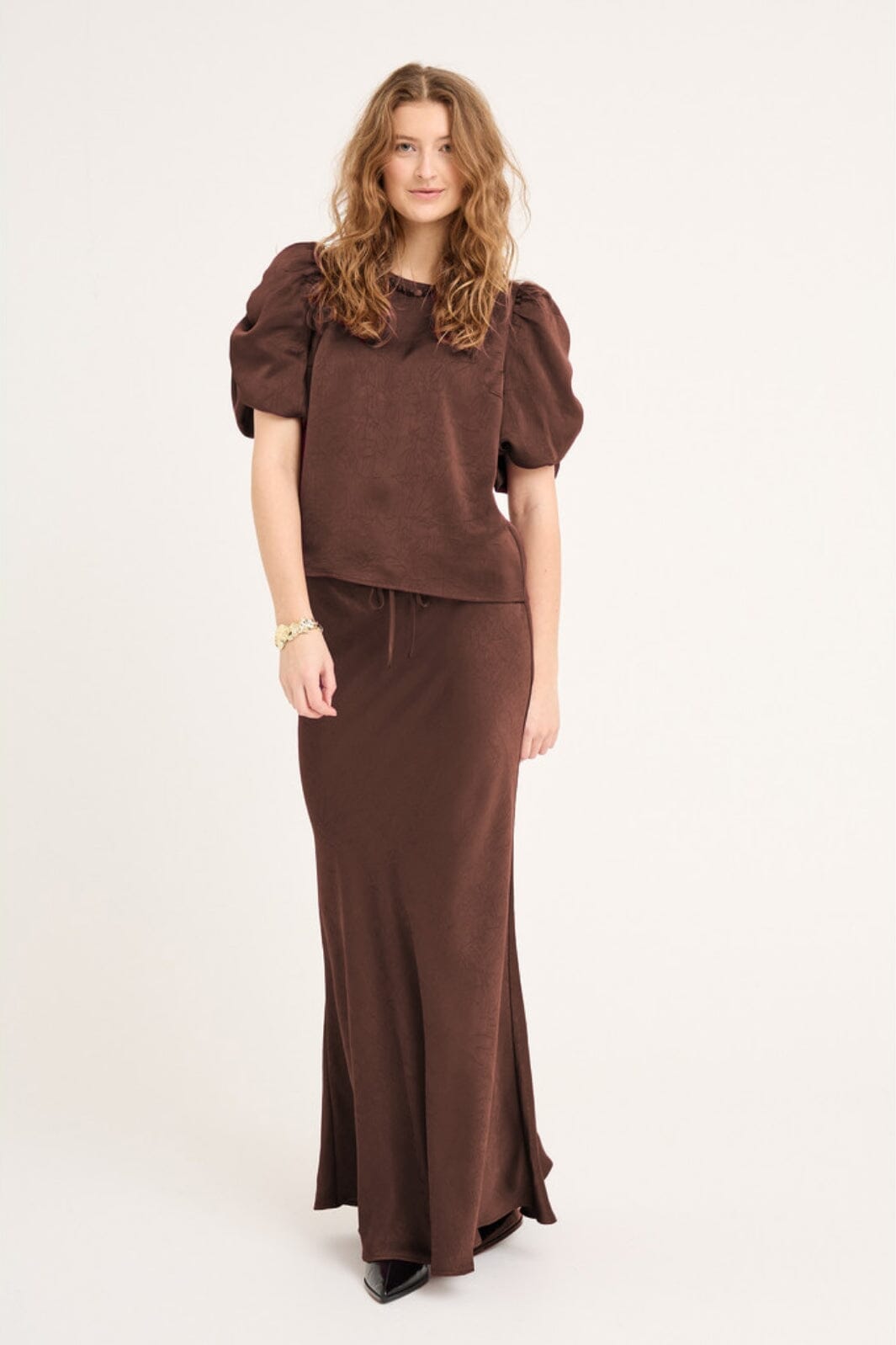 A-View - Sinda Blouse AV5085 - 117 - Brown Bluser 