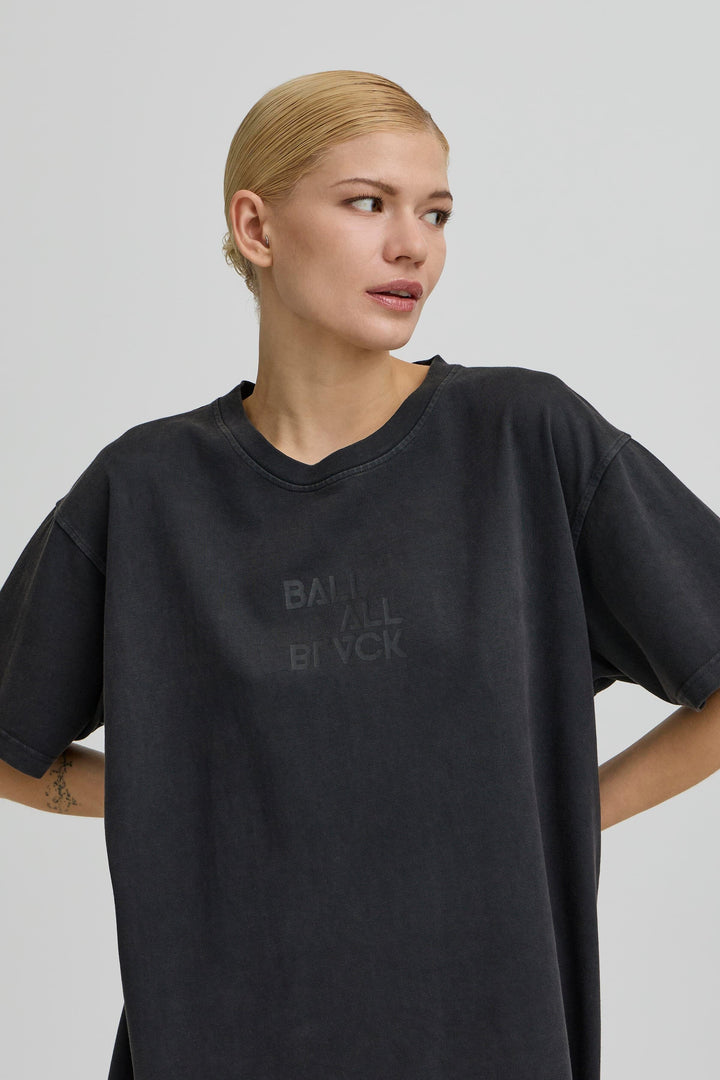 Ball - Basalvira Boxy Tee 50408152 - 193911 - Black T-shirts 
