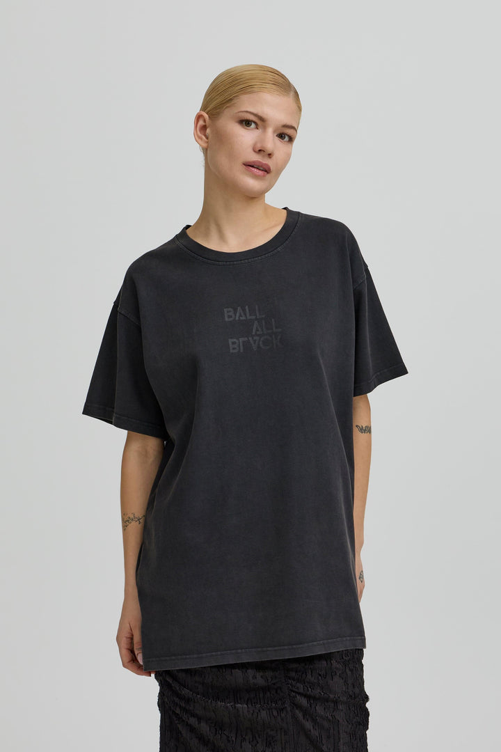 Ball - Basalvira Boxy Tee 50408152 - 193911 - Black T-shirts 