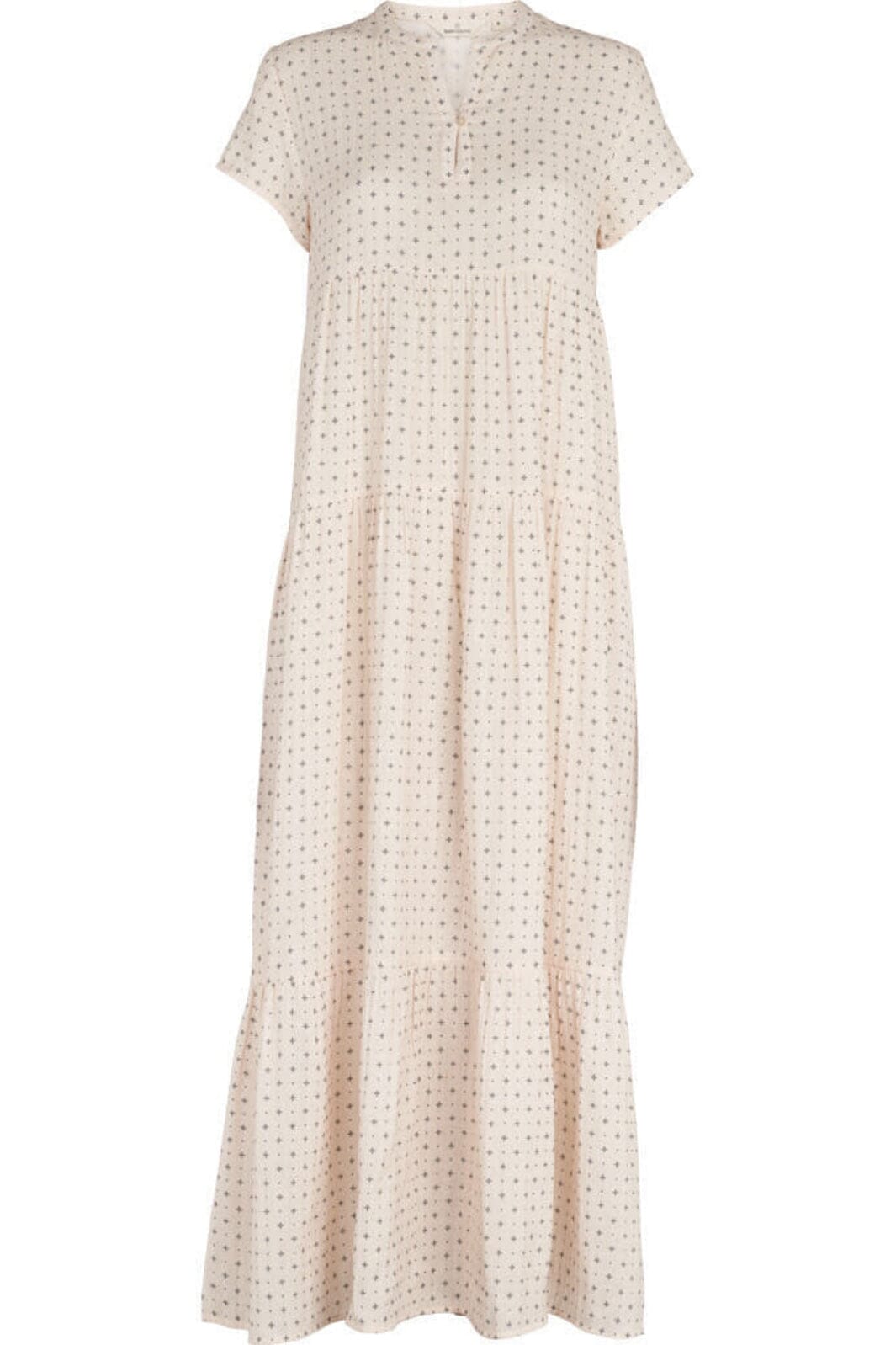 Basic Apparel - Ember Layered Dress GOTS - 565 Sheer Bliss/Black Kjoler 