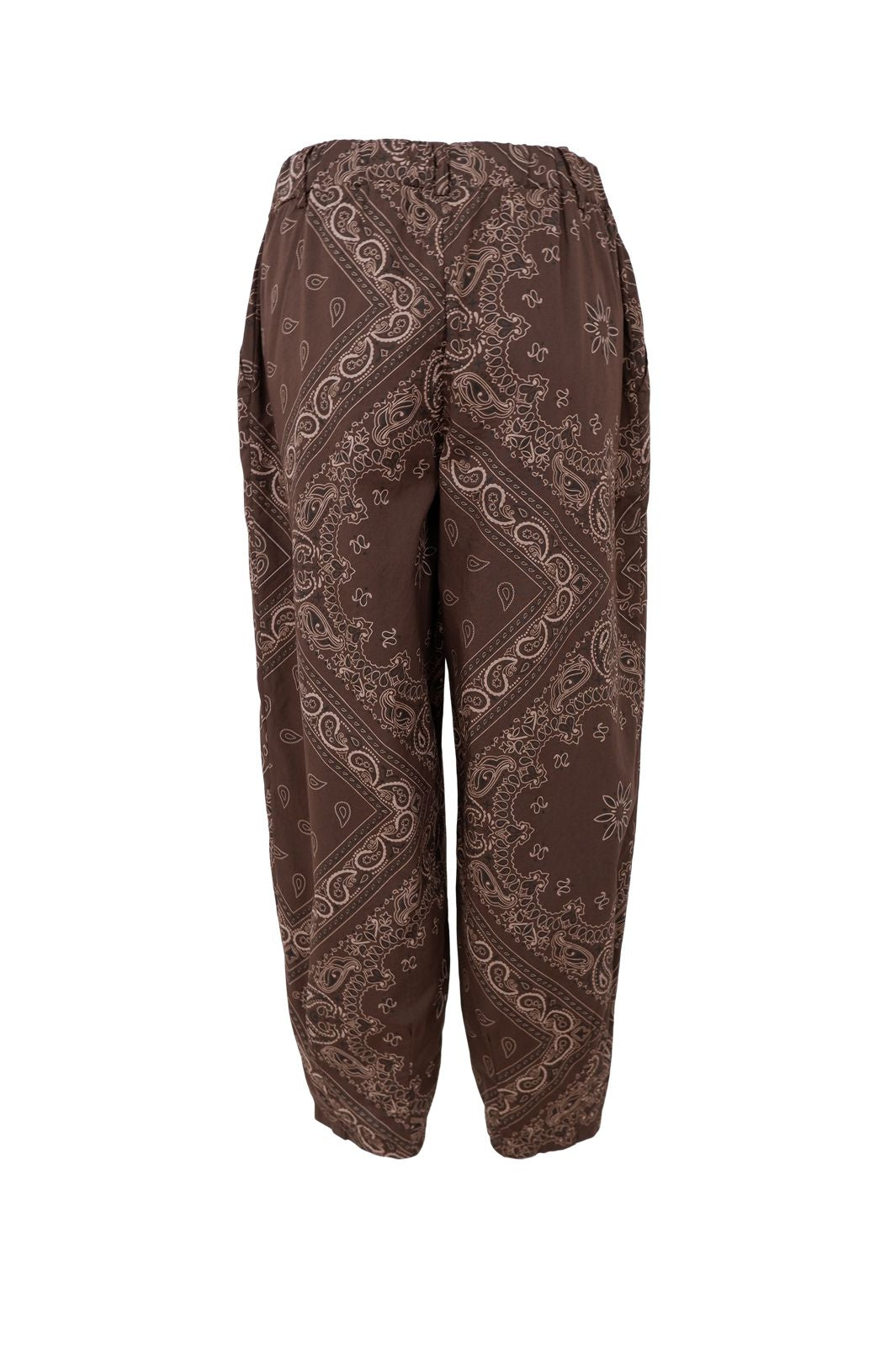 Black Colour - Bcabbie Barrel Pant 40977 - Coffee Paisley