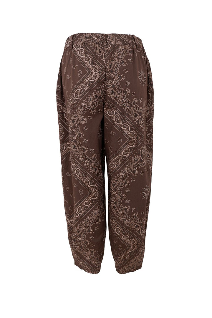 Black Colour - Bcabbie Barrel Pant 40977 - Coffee Paisley